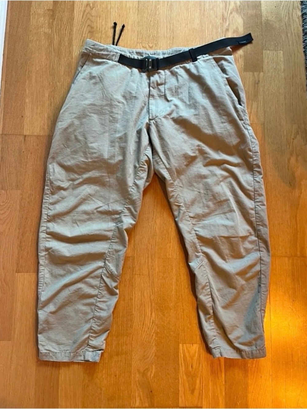 Men's Lightweight Beige Casual Pants